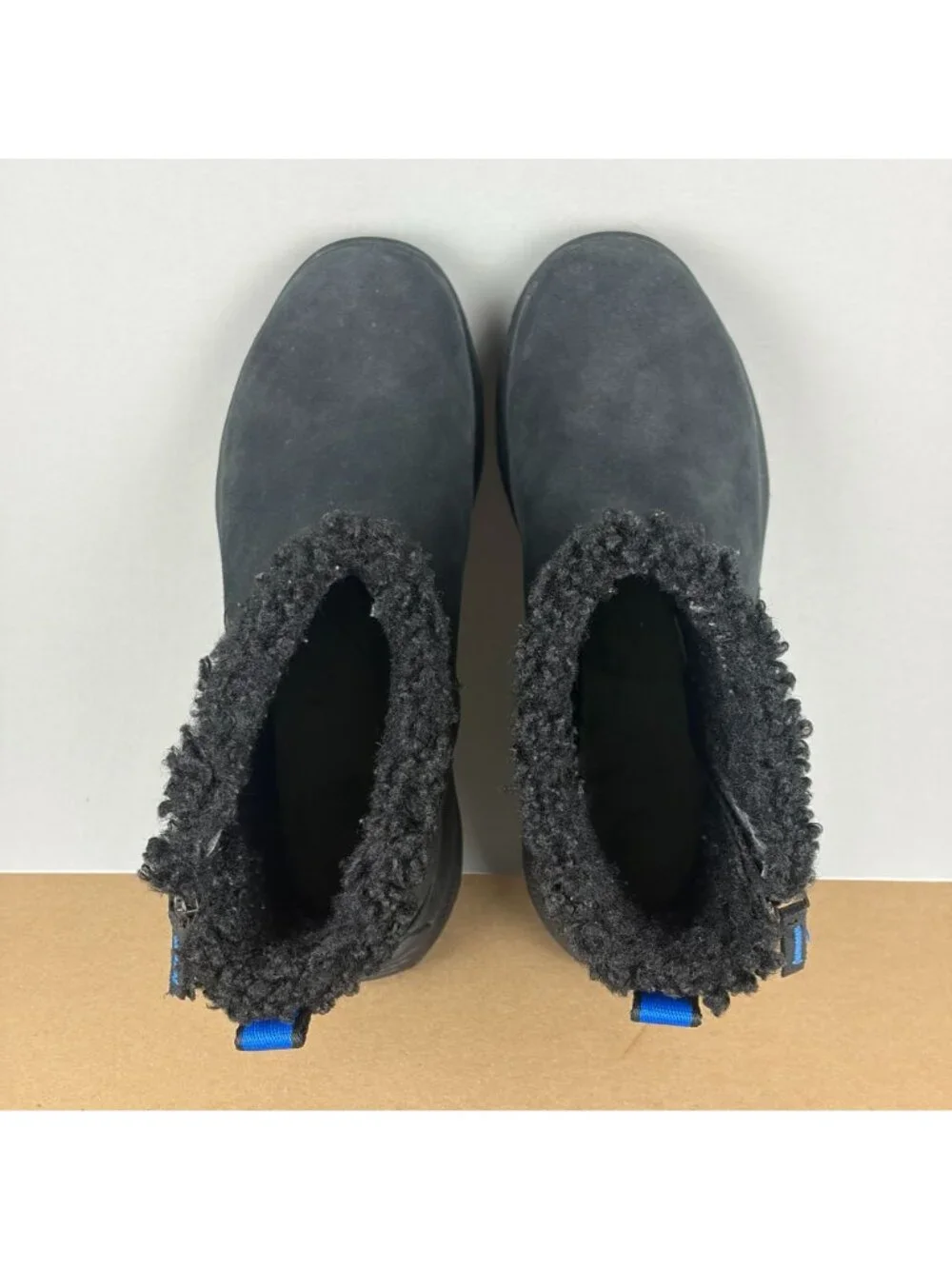 Merrell Icepack 2 Faux Fur Lined Winter Boots Womens 9 Black Side Zip Warm